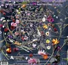 The back cover of a vinyl record album, featuring dried flowers and handwritten lyrics. Anteprima dell’immagine prodotto