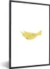 MuchoWow® MuchoWow® Gerahmtes Poster Pastell - Fisch - Gelb Produktbild-Vorschau 1