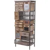 Armoire à pharmacie HWC-A43, commode, bois de sapin massif Voir les images du produit 8