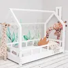 Hausbett 120x200 Mit Rausfallschutz Weiß - Bell - Produktbild-Vorschau 1