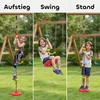 Kletterseil-Set für Kinder mit Schaukel und Trittgriffen Produktbild-Vorschau 4