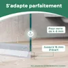 S'AFIELINA Guarnizione doccia 2 pezzi 80cm per vetro 4-6mm Anteprima dell’immagine prodotto 11