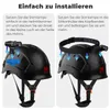 MUSTBAU Schutzhelm mit Stirnlampe & Taschenlampe, klarem Produktbild-Vorschau 4