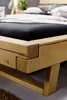 Massivholzbett >Long Beach< in Eichefarbig aus Kiefer Produktbild-Vorschau 2
