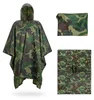 Poncho antipioggia Relaxdays multiuso 3 in 1 mimetico, Anteprima dell’immagine prodotto 10