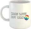 Huuraa Kaffeetasse Make Love not War Geschenk Tasse Weiß Produktbild-Vorschau 1