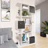 Dělicí stěna Vicco Cube Bílá 92 x 187.7 cm se 2 skládacími Náhled obrázku produktu 4