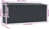 vidaXL Přístřešek antracit 118x382x178 cm Pozinkovaná ocel Náhled obrázku produktu 8