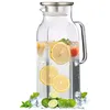 2 Liter Glas Karaffe Glaskrug mit Deckel, Wasserkaraffe, Produktbild-Vorschau 11