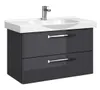 PELIPAL TRENTINO 920 Keramikwaschtisch / Weiß / 92 x 5 x 48 Produktbild-Vorschau 2