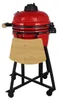 Zahradní keramický gril  Kamado - L 18" Red Pro-Tech CHEF Náhled obrázku produktu 13