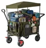 Carretto pieghevole Relaxdays, 150 kg, tettuccio, maniglia Anteprima dell’immagine prodotto 1