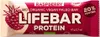 BATON PROTEINOWY Z MALINAMI RAW BEZ DODATKU CUKRÓW BEZGLUTENOWY BIO 47 g - LIFEFOOD Anteprima dell’immagine prodotto