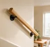 ROSEJANE Massiver Buchenholz Handlauf 60 cm, Wandmontage, Produktbild-Vorschau 9