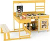 COSTWAY cucina di fango, cucina per bambini, cucina da Anteprima dell’immagine prodotto 1
