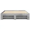 vidaXL Bettgestell Betongrau 150x200 cm Holzwerkstoff Produktbild-Vorschau 4