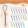 20 Stück Verschlussclips für Beutel 20cm Clips für Tüten Produktbild-Vorschau 2