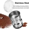 A coffee grinder with coffee beans and ground coffee. Náhled obrázku produktu