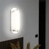 2x LED Wandleuchte, Glas satiniert klar, Chrom, L 19 cm Produktbild-Vorschau 2