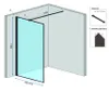 Cabina Doccia Rea Solar Gold 90X120 Anteprima dell’immagine prodotto 12