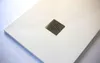 Mineralguss-Duschwanne extra flach PURE Schieferoptik weiß Produktbild-Vorschau 2