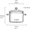 1.5L/50oz Glas Topf Glastopf zum Kochen, Schmorpfanne, Produktbild-Vorschau 3