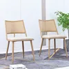 MODFU Esszimmerstühle Polsterstuhl(2er Set)mit holzbein, Produktbild-Vorschau 3