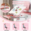 COSTWAY scrivania per bambini con sedia, scrivania per Anteprima dell’immagine prodotto 5