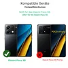 Comparison of compatible and incompatible phone models for a screen protector. Produktbild-Vorschau