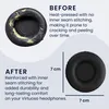 kwmobile 2x Ohr Polster für Sennheiser HD25 / HD25-1 II / Produktbild-Vorschau 4