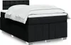 Boxspringbett mit Matratze Schwarz 120x200 cm Stoff Produktbild-Vorschau 2