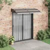vidaXL Stříška černá 200x100 cm PC Náhled obrázku produktu 1