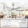 Sofucor 132 cm moderner Deckenventilator, DC-Motor, mit Produktbild-Vorschau 8