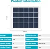 10W solární panel s výstupem USB 5V - přenosná, vodotěsná Náhled obrázku produktu 13