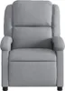 masážne kreslo vidaXL Light Grey Fabric Náhľad obrázku produktu 3
