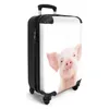 NoBoringSuitcases.com - Kinderkoffer Schweinchen weiß - Produktbild-Vorschau 2