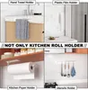 Weiß KüChenrollenhalter Ohne Bohren Kuchenroller Produktbild-Vorschau 4
