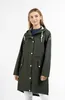 CALEY  Damen Regenjacke mit Innenprint - Oliv, XL Produktbild-Vorschau 3