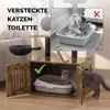 FCH Katzenbaum avec meuble pour litière, hauteur 135 cm, Voir les images du produit 3