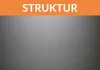A textured gray surface with an orange banner at the top containing the word 'STRUKTUR'. Náhled obrázku produktu