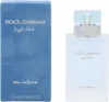 A box and bottle of Dolce & Gabbana Light Blue Eau Intense perfume are displayed side-by-side against a white background. Podgląd zdjęcia produktu