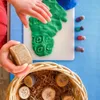Zvířecí stopy Playdoh razítka,Zvířecí otisky,Dřevěné Náhled obrázku produktu 6