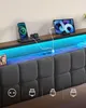 Postel 140 x 200 cm, s 2 zásuvkami, LED osvětlením, do Náhled obrázku produktu 5