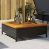 vidaXL Obal na stojan na slunečník černý 70x70x25 cm Náhled obrázku produktu 2