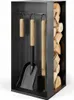 BLACK OAK Kaminbesteck ASPEN 4-teilig H66xB29xT29cm – Produktbild-Vorschau 1