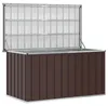 vidaXL Garten-Aufbewahrungsbox Braun 129 x 67 x 65 cm Produktbild-Vorschau 3