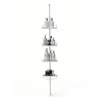 Duschregal ohne Bohren Badregal Duschablage mit 4 Tabletts Produktbild-Vorschau 1