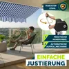 tillvex markíza na balkón 150 cm modrá/biela markíza so Náhľad obrázku produktu 5