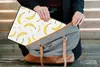 MuchoWow® Laptop Hülle 13 Zoll Bananen - Obst - Weiß Produktbild-Vorschau 6
