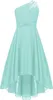 Elegantes Ein-Schulter Hochzeitskleid für Mädchen | Produktbild-Vorschau 1